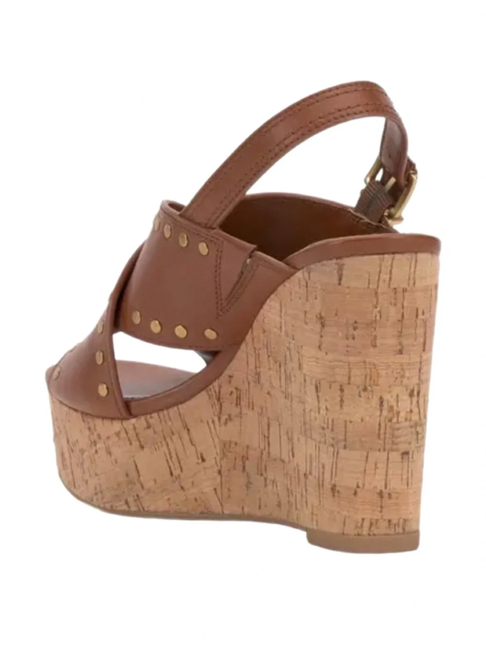 Vince Camuto $149 Ellna Platform Wedge Sandal - Caramello Brown NEW